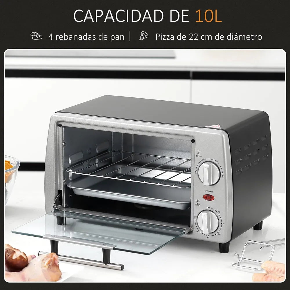 Horno Tostador Eléctrico – Compacto, Potente y Versátil