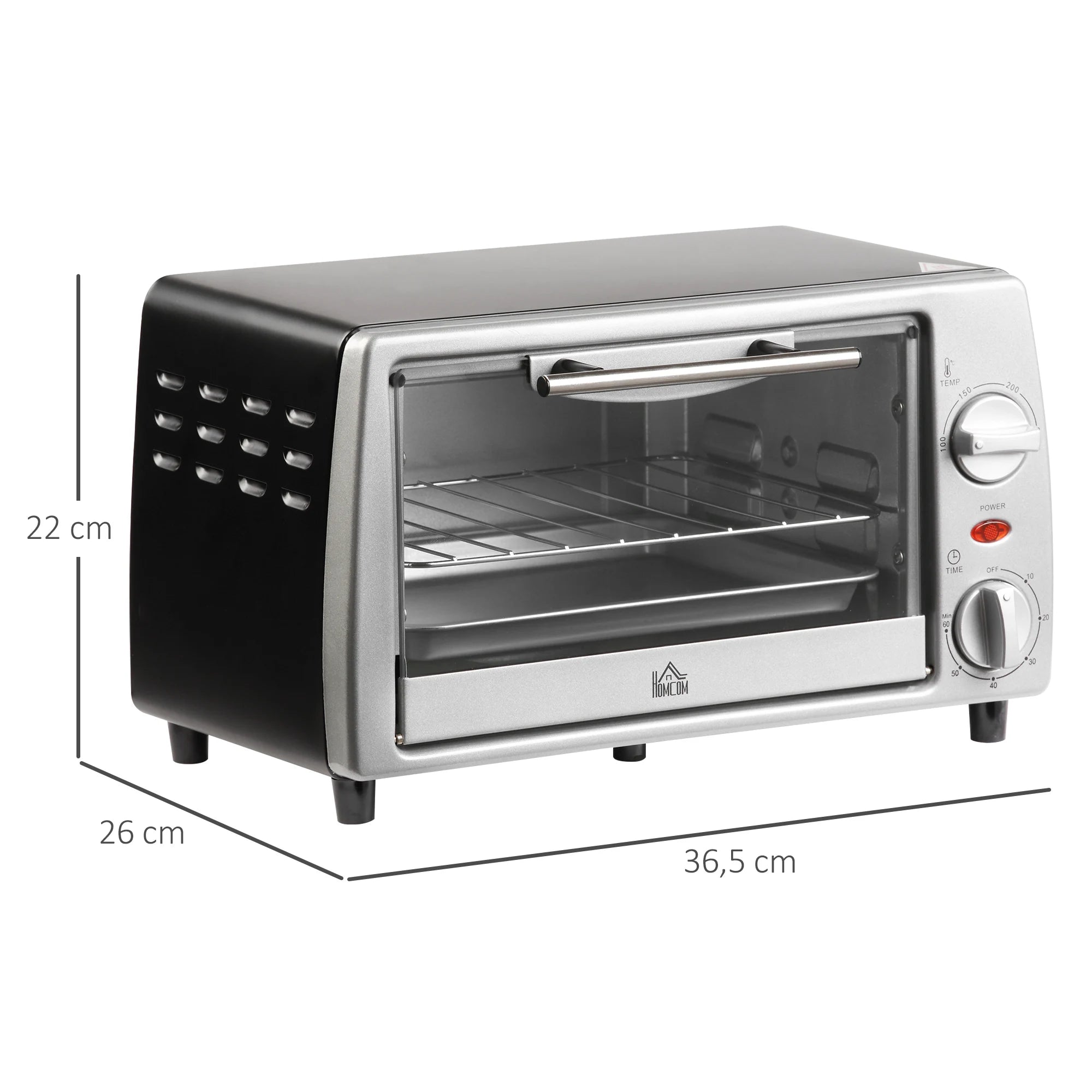 Horno Tostador Eléctrico – Compacto, Potente y Versátil