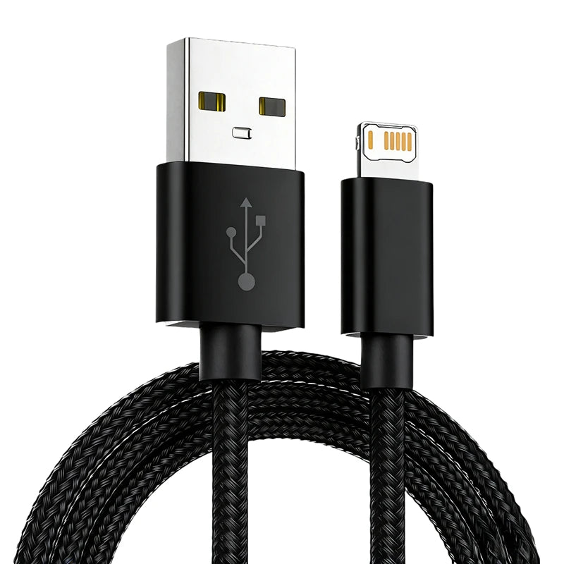 CABLE USB A LIGHTNING DE CARGA RÁPIDA