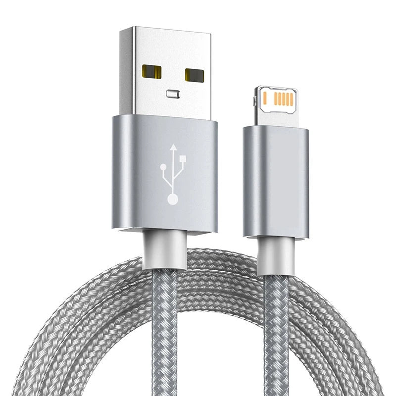 CABLE USB A LIGHTNING DE CARGA RÁPIDA